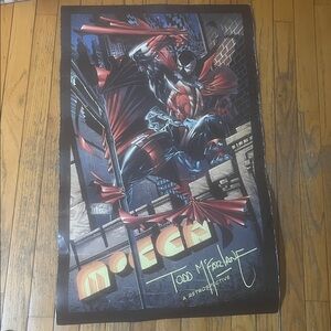 Spawn Poster Todd McFarlane Retrospective 2006 READ 20x32